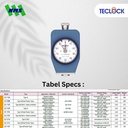 TECLOCK GS-719G Durometer Hardness Tester 8050mN Shore A Peak Pointer