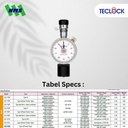 TECLOCK GS-719P Durometer Hardness Tester 8050mN Shore A Medium Hard