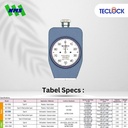 TECLOCK GS-709N Durometer Hardness Tester 8061mN Shore A Soft Plastic