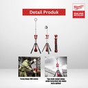 Lampu Lighting Milwaukee M12 SAL LED STAND LIGHT - Standing Lamp