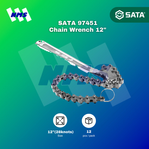 Kunci Oli Rantai SATA 97451 Chain Wrench 12" Inci Steel