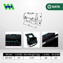 Tas Perkakas SATA 95187 Steel Tube Handle Tool Bag 18" Inch