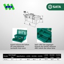 Kotak Perkakas SATA 95161 Plastic Tool Box 15" Inch (PP & ABS)
