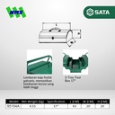 Kotak Perkakas SATA 95104A 5 Tray Cantlever Tool Box 17" Inch Besi
