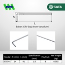 Kunci L SATA 80304A Extra Long Hex Key 1.5mm x 91mm