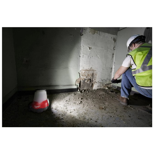 Lampu Proyek Milwaukee M18 TAL-0 LED Tradesman Area Light Dual Mode Senter dan 360 Derajat with Flood Mode Bengkel Kerja Portable Baterai Emergency