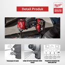 Mesin Bor Obeng Milwaukee M12 FID2-0 1/4" Hex Cordless Impact Driver 12 Volt - Generasi ke 3 Terbaru