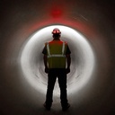 Lampu Senter Milwaukee L4 HLVIS-301 USB Rechargeable Hi-Vis Head Lamp