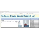 Alat Ukur Ketebalan TECLOCK SM-130LS Wide Dial Thickness Gauge 50mm