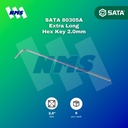 Kunci L SATA 80305A Extra Long Hex Key 2mm x 100mm