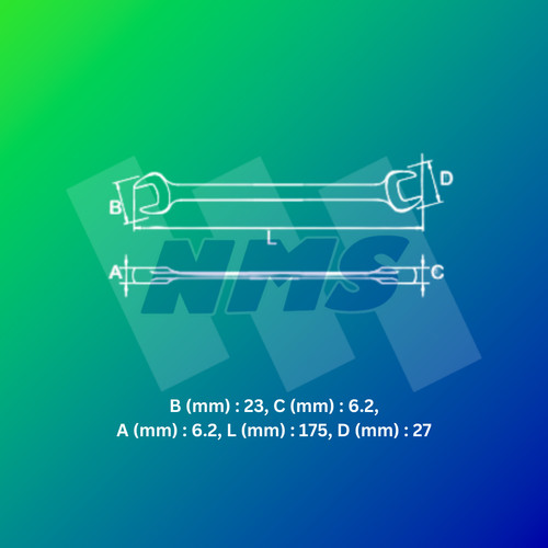 Kunci Pas SATA 41204 Double Open End Wrench 11mm X 13 mm