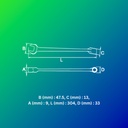 Kunci Ring Pas SATA 40218 Combination Wrench 23 mm