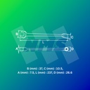 Kunci Ring Pas SATA 40213 Combination Wrench 18 mm