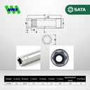 Kunci Soket Panjang SATA 13405 1/2" Dr. 6Pt. Deep Socket 14 mm