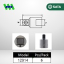 Bit Sok Bintang SATA 24109 1/2" Dr. Bit Socket, 50mm , Torx T60