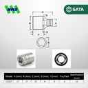 Kunci Soket SATA 12307 3/8" Dr. 6Pt. Metric Socket 12mm
