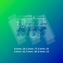 Kunci Soket Panjang SATA 13404 1/2" Dr. 6Pt. Deep Socket 13mm