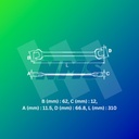 Kunci Pas SATA 41213 Double Open End Wrench 30mm X 32 mm