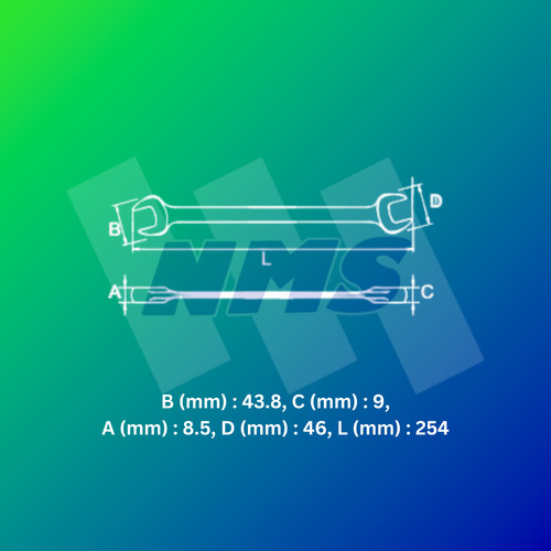 Kunci Pas SATA 41215 Double Open End Wrench 19mm X 22 mm