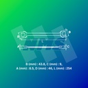 Kunci Pas SATA 41215 Double Open End Wrench 19mm X 22 mm