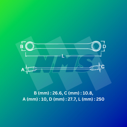 Kunci Ring SATA 42219 Double Box End Wrench 16mm X 18 mm