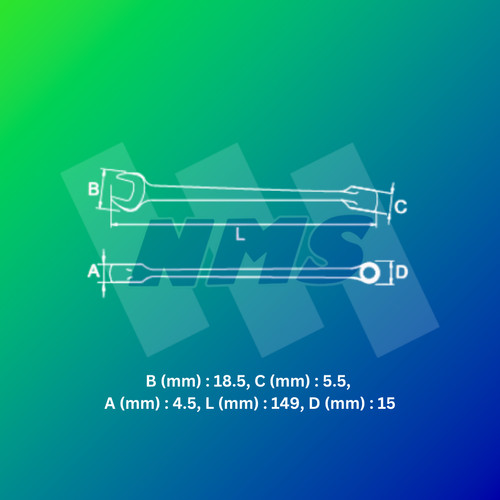 Kunci Ring Pas SATA 40204 Combination Wrench 9 mm