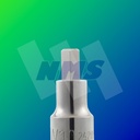 Kunci L Soket SATA 24206 1/2" Dr. 50L Hex Bit Socket 10 mm