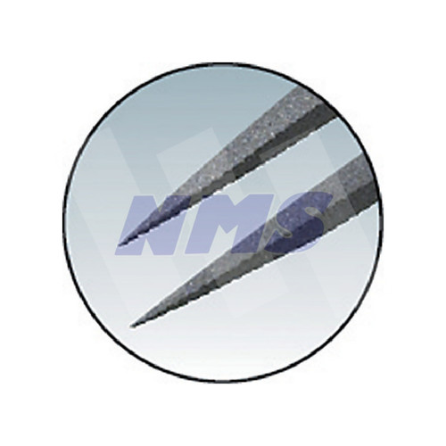 Pinset TRUSCO TSP-224 Rubber Grip Fluorine Stainless Tweezers Fine Tip