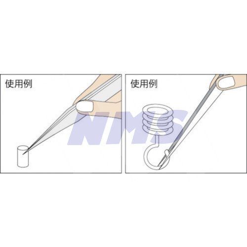 Pinset TRUSCO 00-SA Stainless Acid-Resist Anti-Magnetic Tweezers 115mm