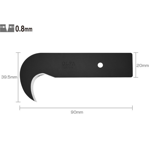 Refill Pisau OLFA HOB-1 Spare Blade Original Isi 1 pcs Hook Sabit