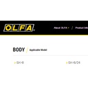 Refill Pisau OLFA SKB-8/10B Spare Blade for SK-8 Original Isi 10
