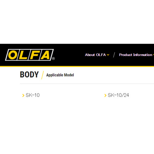 Refill Pisau OLFA SKB-10/10B Spare Blade for SK-10 Original Isi 10
