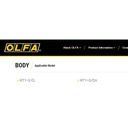 Refill OLFA RB60-1 Rotary Cutter Spare Blade 60mm for RTY-3 Original