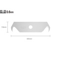 Refill Pisau OLFA HOB-2/5 Hook blade for SK Safety cutter Ori Isi 5