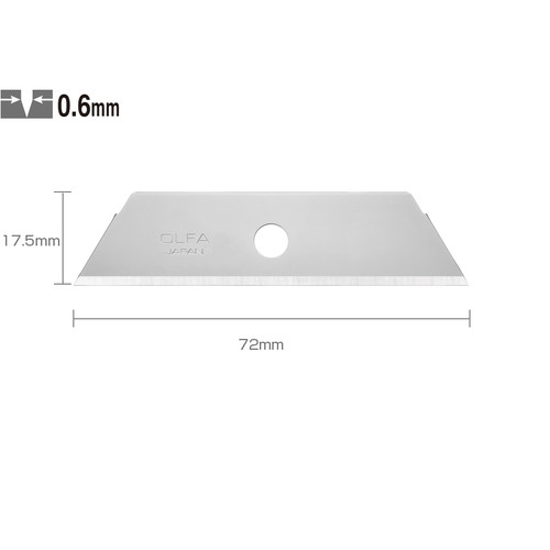 Refil Pisau OLFA SKB-2/5B Spare Blade for SK Safety Cutter Original