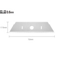 Refill Pisau OLFA SKB-2S/10B Spare Blade for SK Stainless Steel Knife