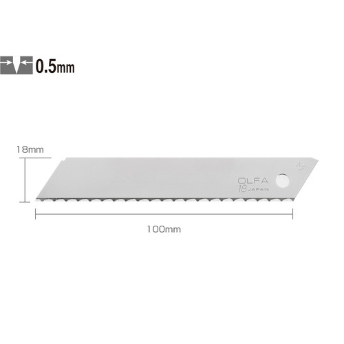 Refill Cutter OLFA LWB-3B 18mm Insulation Blade Isi 3 Pcs Ori Gerigi