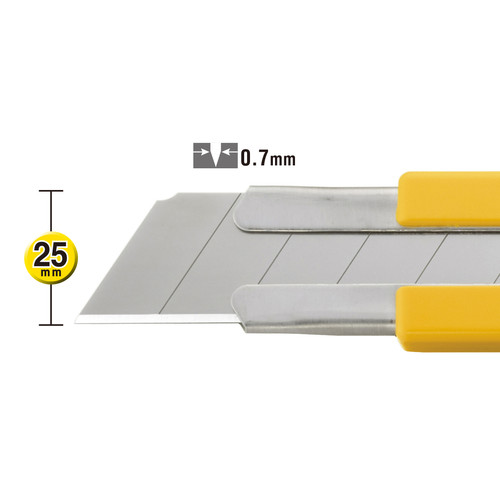 Pisau Cuter OLFA H-1 Snap-Off 25mm Blade Cutter Extra Heavy Duty Handle Karet Gergaji Kayu