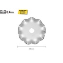 Refill Pisau OLFA WAB45-1 Wavy blade for Rotary Cutters RTY Original