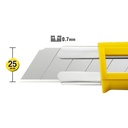 Pisau Cuter OLFA NH-1 Extra Heavy Duty Snap-Off 25mm Blade Cutter Comfort Grip Kater Pemotong Vinyl