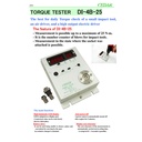 CEDAR DI-4B-25 Torque Tester 0.3-25 Nm 3-250 kgf.cm 2-220 lbf.in