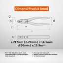 Tang Potong FUJIYA 1050Z-200 Electrical Work Side Cutting Pliers Japan