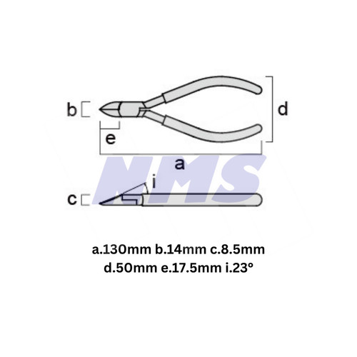 Tang Potong FUJIYA 460S-125 Heavy Duty Tungsten Carbide Blade Nippers