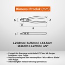 Tang FUJIYA 7700N-200BG High Leverage Diagonal Cutting Nipper Kurokin