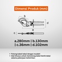 Tang Potong Kabel FUJIYA FRC-45A Cable Handy Cutters Japan