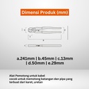 Tang Potong Kabel FUJIYA 600-240 Cable Handy Cutters Japan