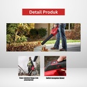 Mesin Blower Milwaukee M18 FBL-0 FUEL Blower Pembersih Debu