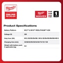 Milwaukee M12-18FC Rapid Charger untuk Semua Baterai M12 - M18