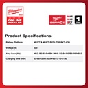 Milwaukee M12-18C3 Rapid Charge Station for All M12 & M18 Battery