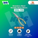 Tang Potong FUJIYA 350L-150 Stainless Bent Needle Nose Pliers Japan